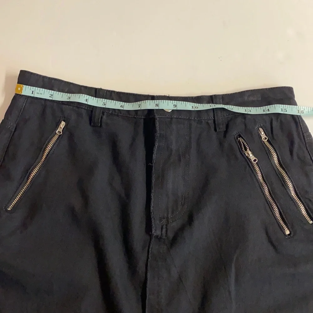 NWT Daisy Street by Hot Topic Star Patchwork Midi Denim Skirt in Black.Size M - Picture 4 of 15